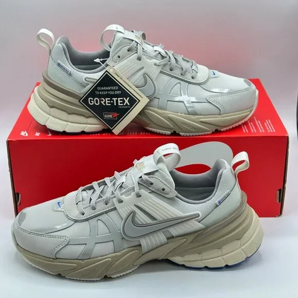 Women's Nike V2K Run Gore-Tex Shoes - Light Iron Ore FZ2622-002 Size 6.5 - Picture 1 of 12